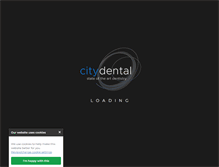 Tablet Screenshot of citydental.co.uk
