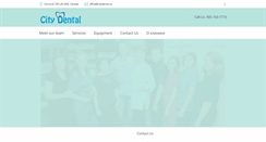 Desktop Screenshot of citydental.ca
