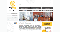 Desktop Screenshot of citydental.lv